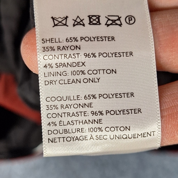 CO Strapless Burgundy/Red and Black Floral Dress, Size 8, RN#66170 - Picture 3 of 16